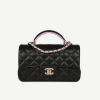 CHANEL 샤넬 클래식 뉴미니 램스킨 골드메탈 미니 플랩백 【매장-720만원대】