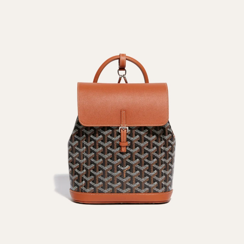 GOYARD 고야드 알팡 배팩 미니 브라운