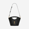 SAINT LAURENT 입생로랑 스무스 레더 셀리아 미니 토트백 블랙