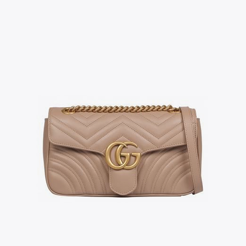 GUCCI 구찌 GG 마몬트 마틀라세 스몰 숄더백 