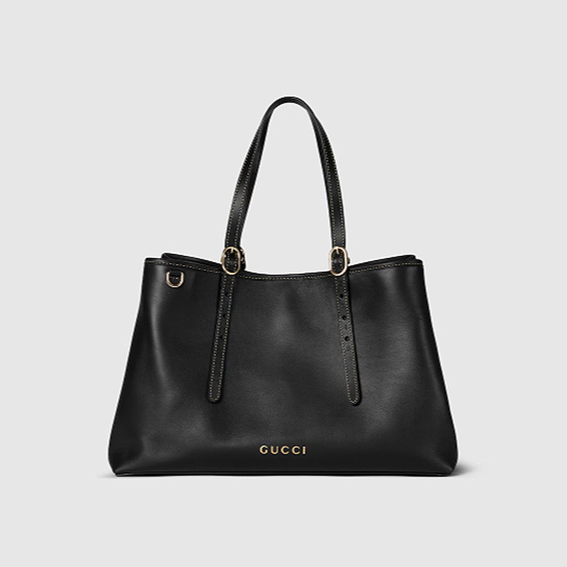 GUCCI 구찌 GG 엠블럼 미디엄 토트백