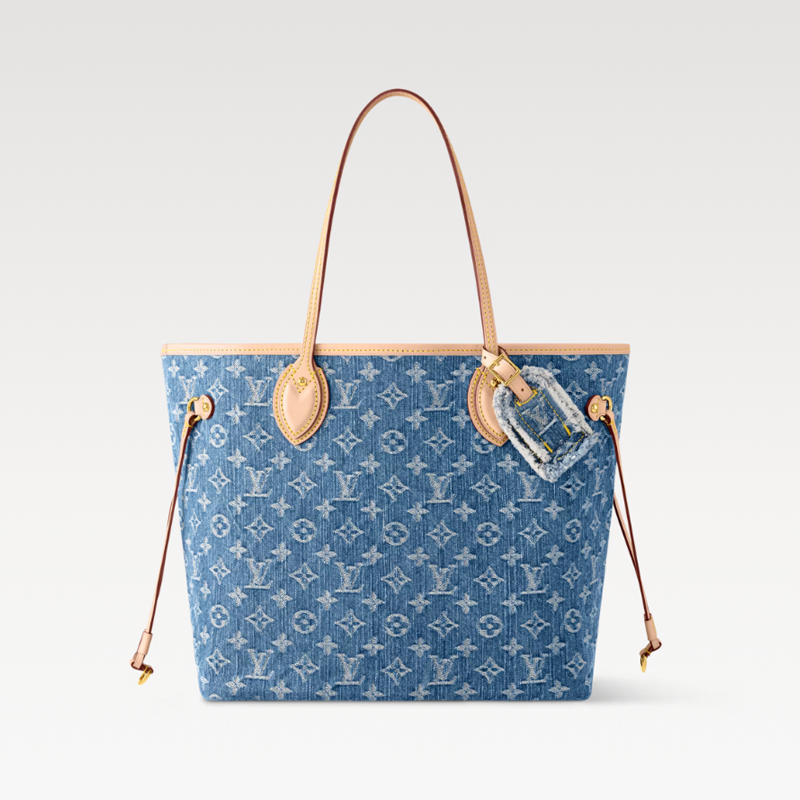 LOUIS VUITTON 루이비통 네버풀 MM 데님 숄더백 [매장-320만원대]