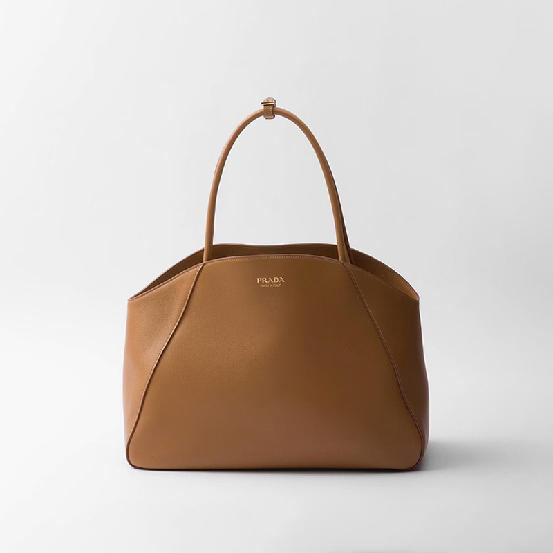 PRADA 프라다 라지 가죽 토트백