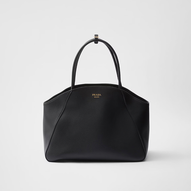 PRADA 프라다 라지 가죽 토트백