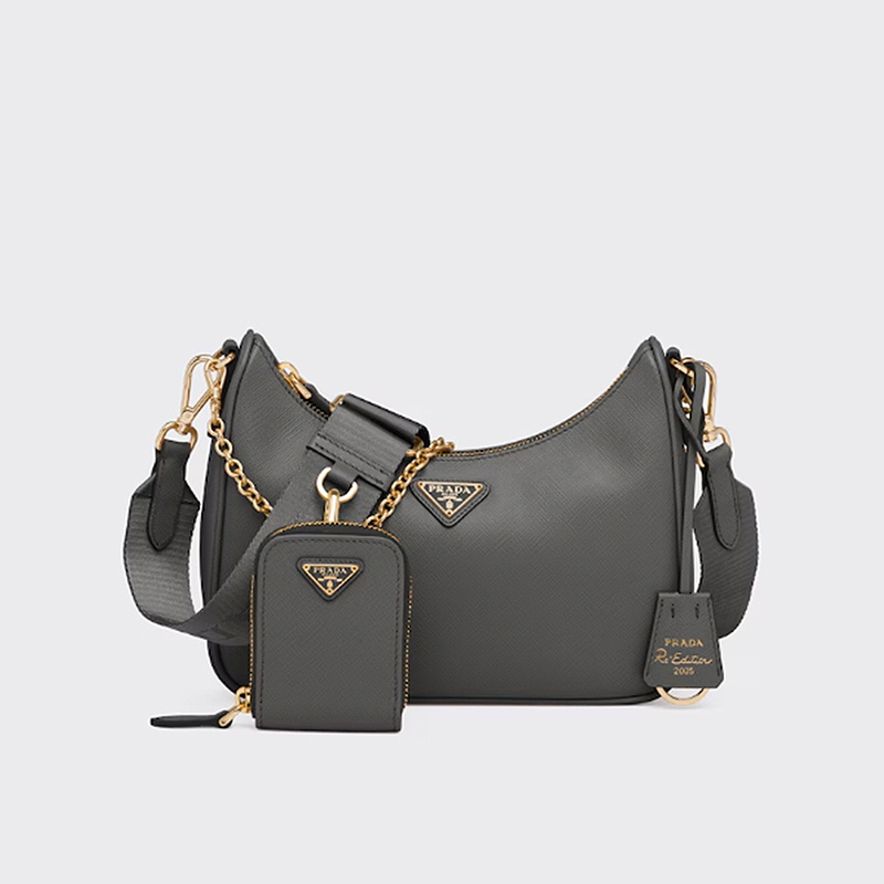 PRADA 프라다 리에디션 가죽 숄더백