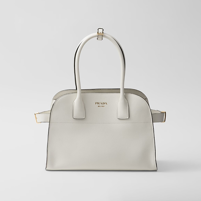 PRADA 프라다 미디엄 가죽 토트백