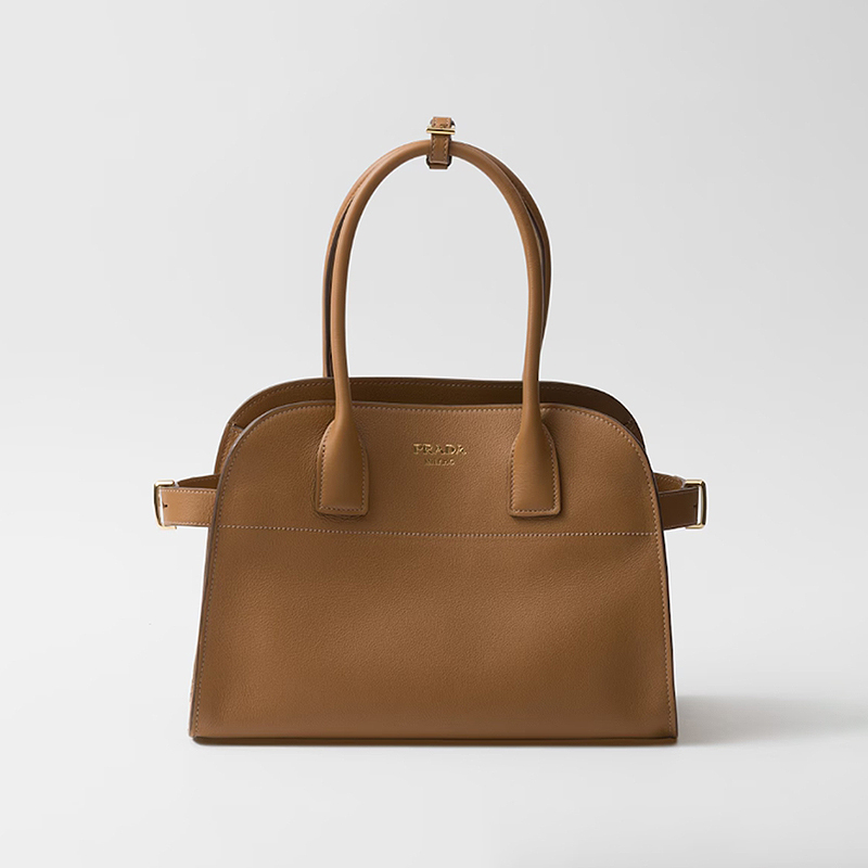 PRADA 프라다 미디엄 가죽 토트백