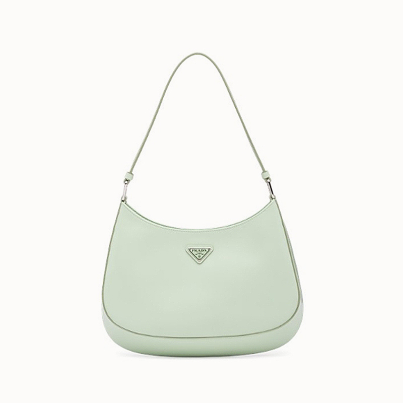 PRADA 프라다 클레오 브러시드 가죽 숄더 백