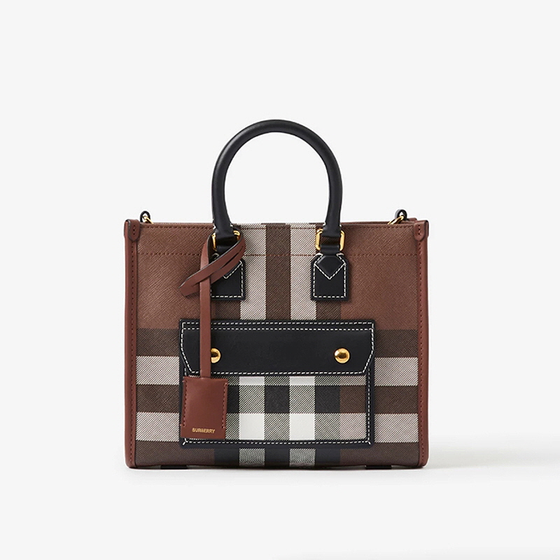 BURBERRY 버버리 미니 프레야 토트 백