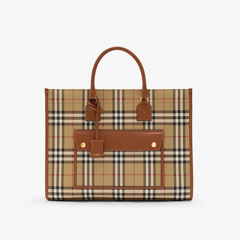 BURBERRY 버버리 미디엄 프레야 토트 백