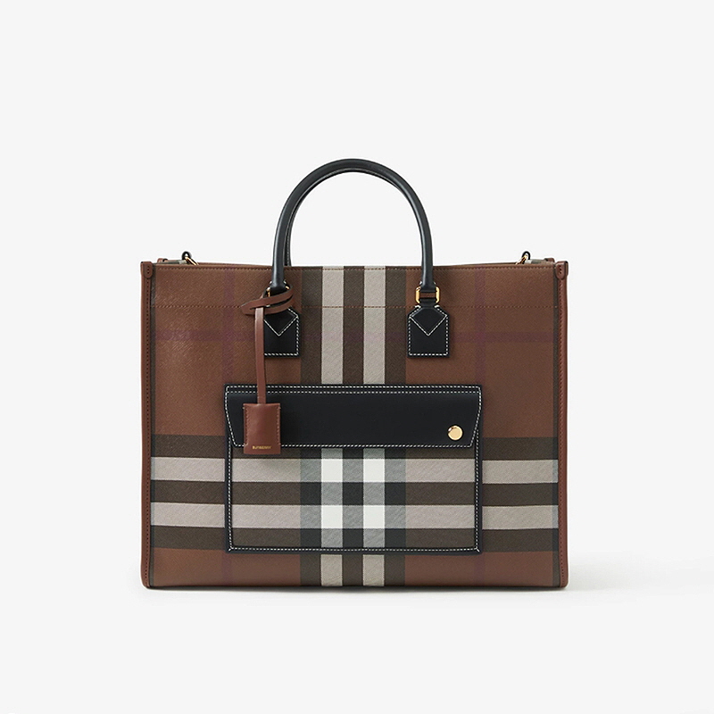 BURBERRY 버버리 미디엄 프레야 토트 백