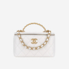 CHANEL 샤넬 체인 코스메틱 케이스 골드메탈