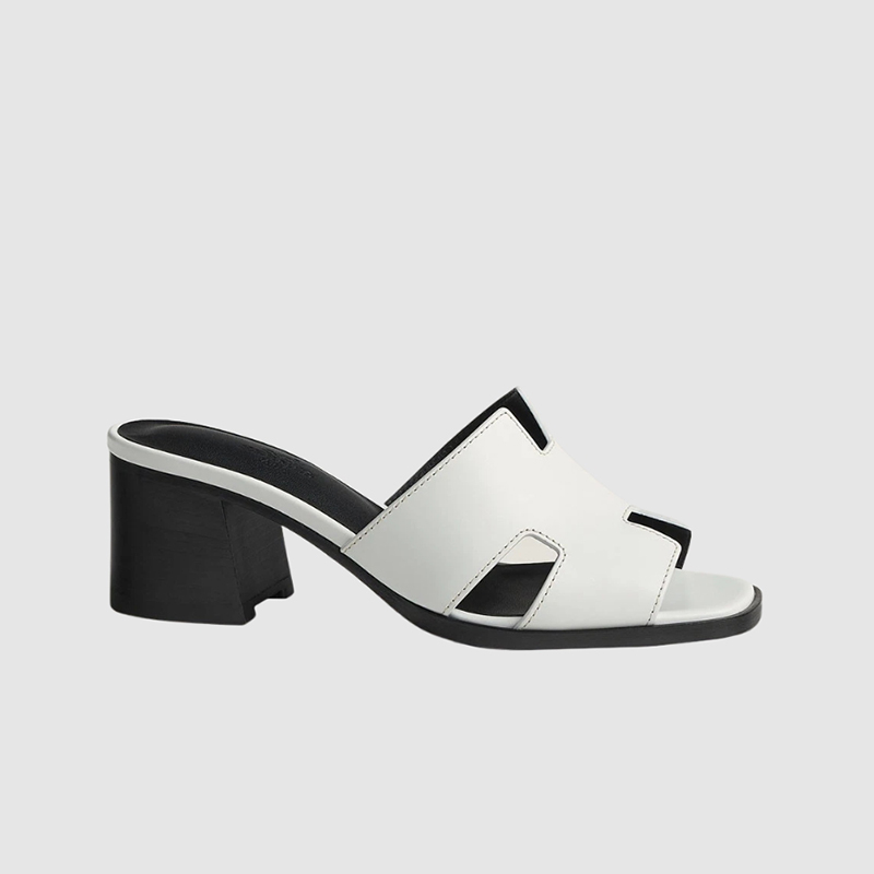 에르메스 헬리아 40 샌들 카프스킨 & 블랑 (6.5cm) H232089Z90