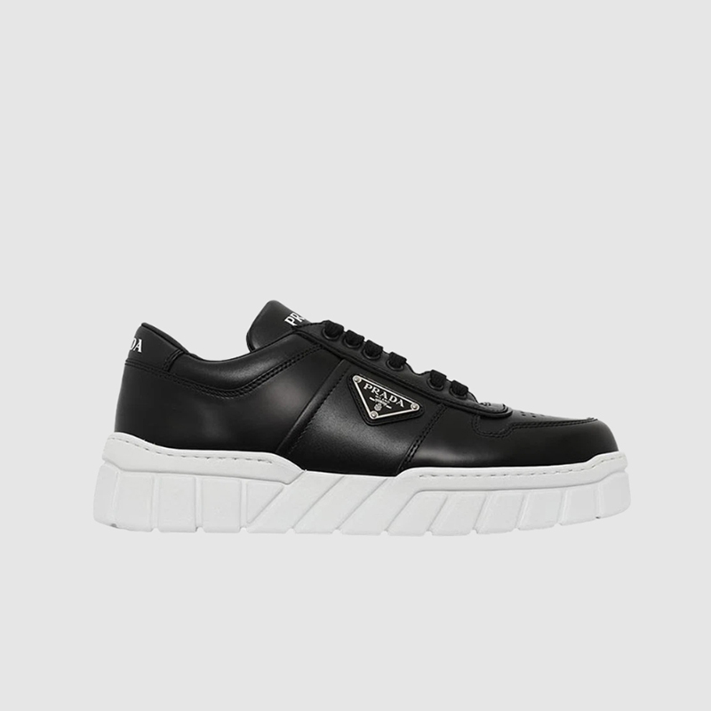 프라다 레더 스니커즈 블랙 2EE378-3LJ6-F0632