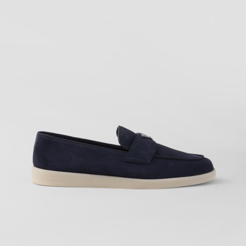 프라다 스웨이드 로퍼 블루 2DG124_103_F0008