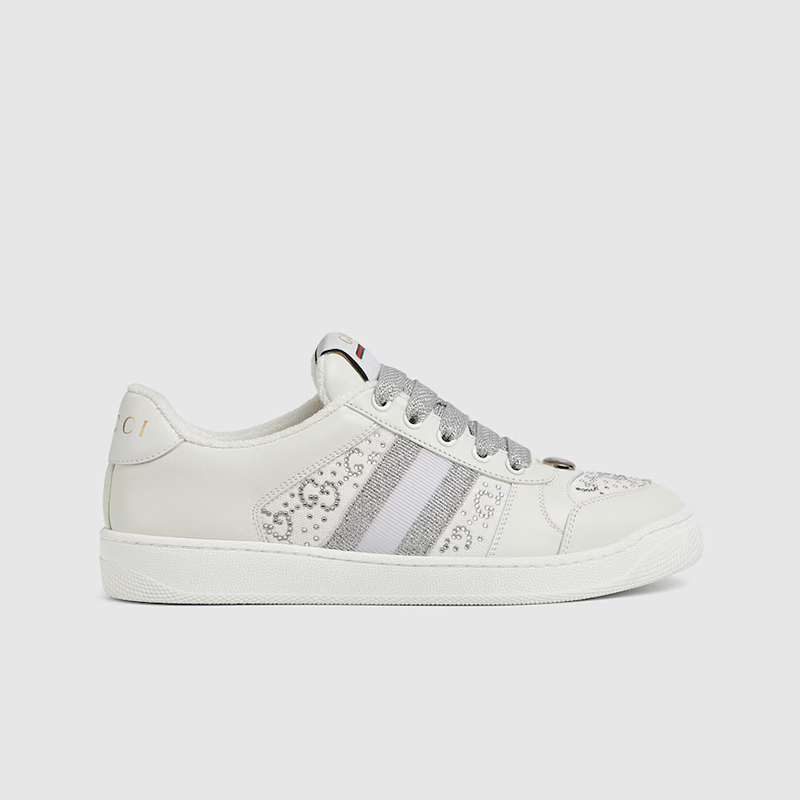 구찌 스크리너 스니커즈 크리스탈 732193 FADQ7 9096