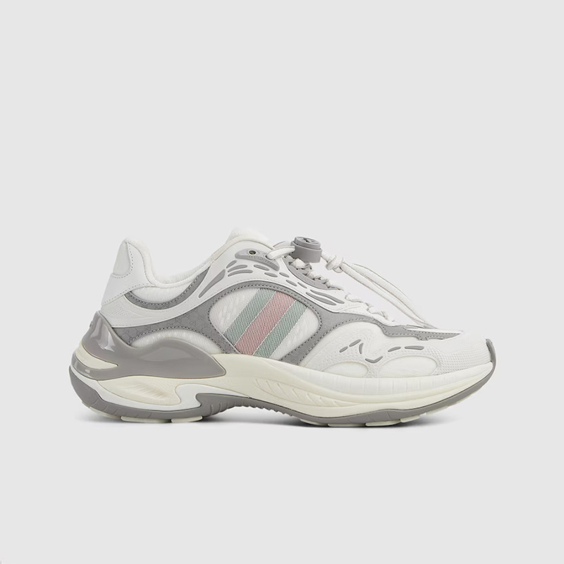 구찌 2.0엠블럼 그레이 웹Web 스트라이프 스니커즈 816489 FAD6Q 8745