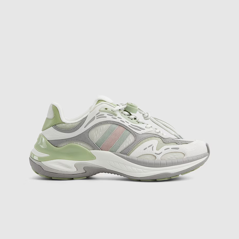 구찌 2.0엠블럼 그린 웹Web 스트라이프 스니커즈 816489 FAD5T 8756