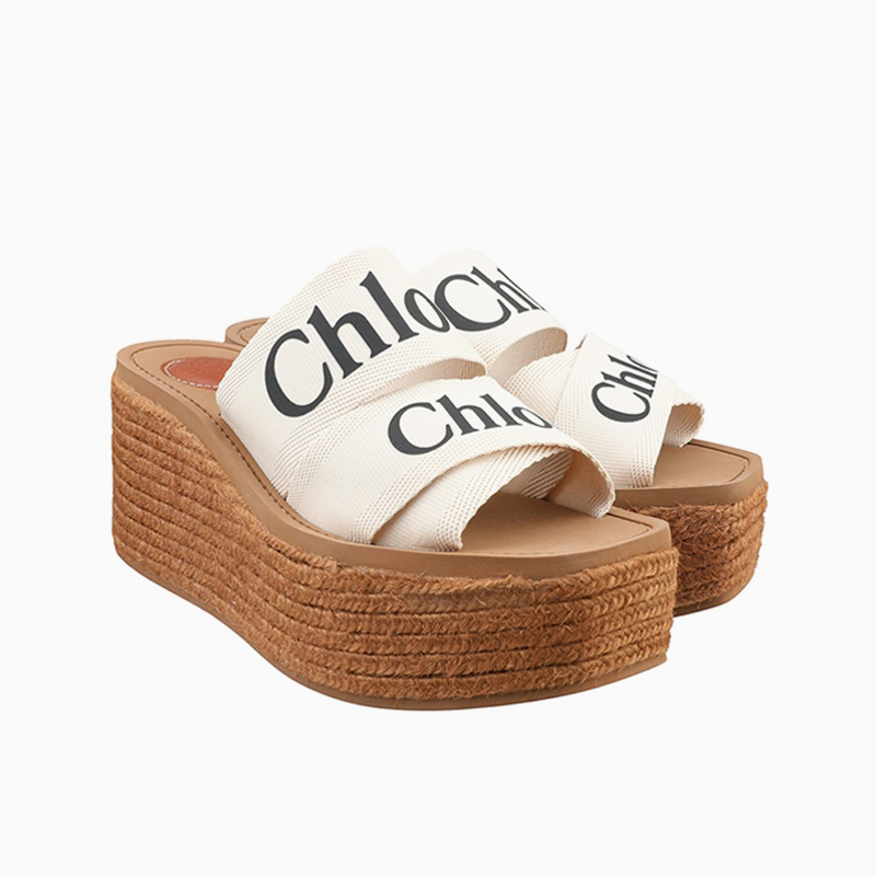 끌로에 우디 웨지 뮬 샌들 CHC21U44908 101