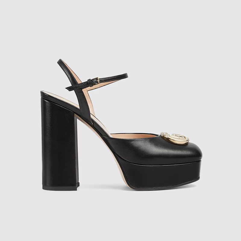 구찌 더블 G 플랫폼 펌프스 813002 C9D00 1000