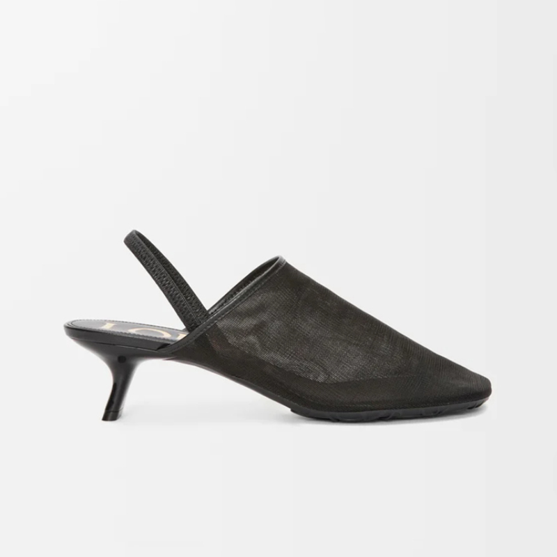 로에베 페탈 슬링백 힐 샌들 (굽4.5cm) LLSP379X01