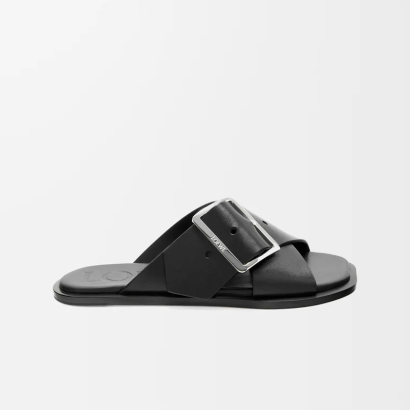 로에베 페탈 벨트 플랫 샌들 LWW1465X03