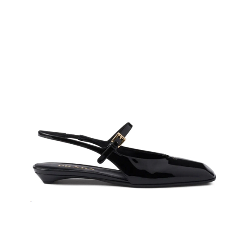 프라다 페이턴트 가죽 슬링백 발레리나 4color