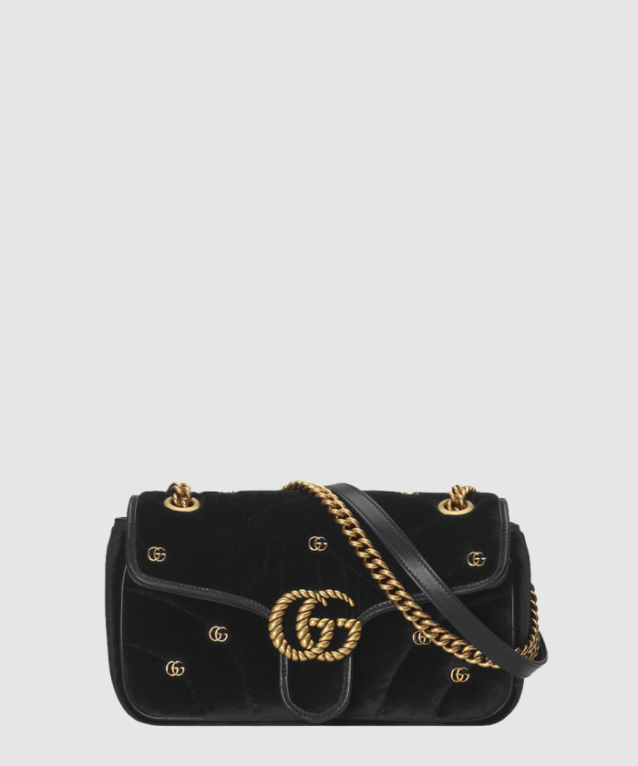 GG 마몽 벨벳 스몰 숄더백 443497 【매장-300만원대】