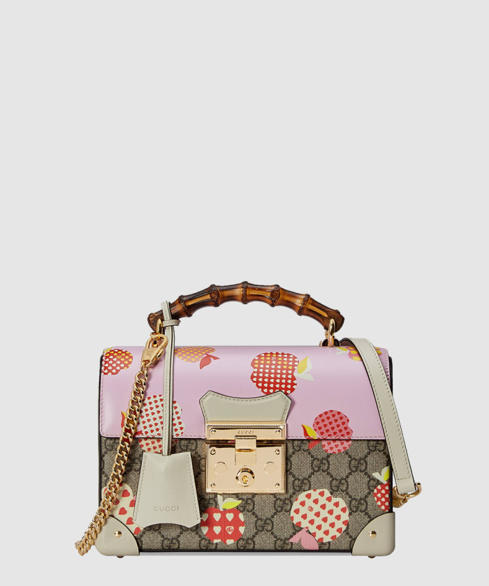 패드락 GG 스몰 뱀부 토트백 603221 【매장-370만원대】