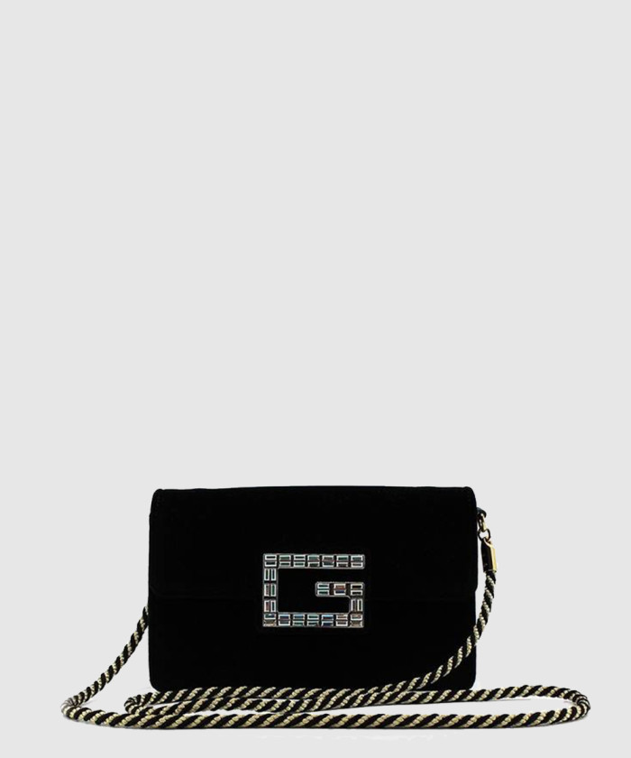 GG 크리스탈 벨벳 숄더백 544242 【매장-430만원대】