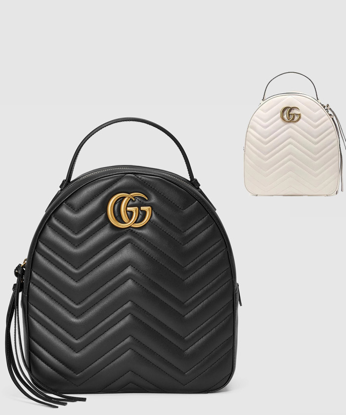 GG 마몽 마틀라세 레더 백팩 476671 【매장-450만원대】