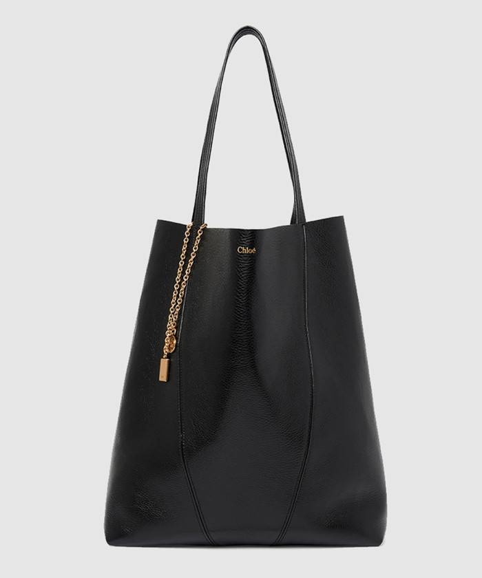 그레인드 가죽 라지 Chloé Spin 토트백 SS810 【매장-280만원대】