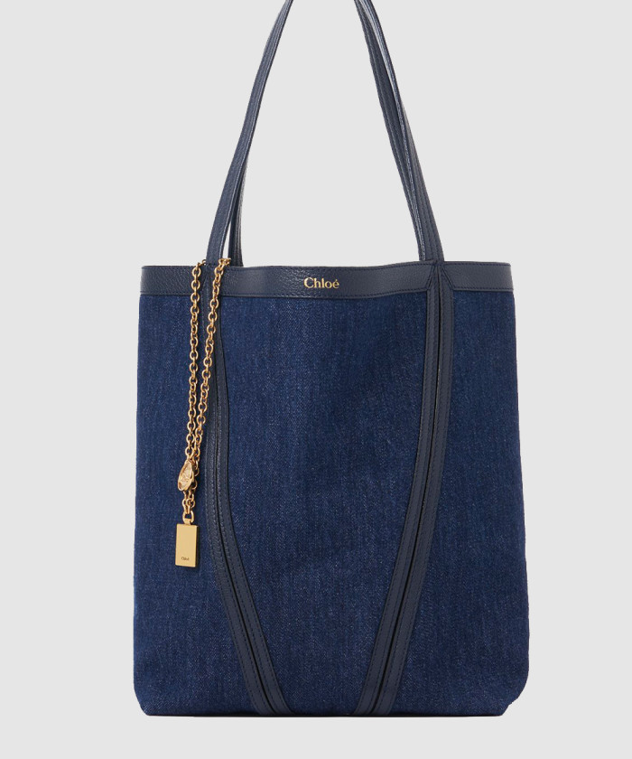 데님 Chloé Spin 토트백 AS811 【매장-220만원대】
