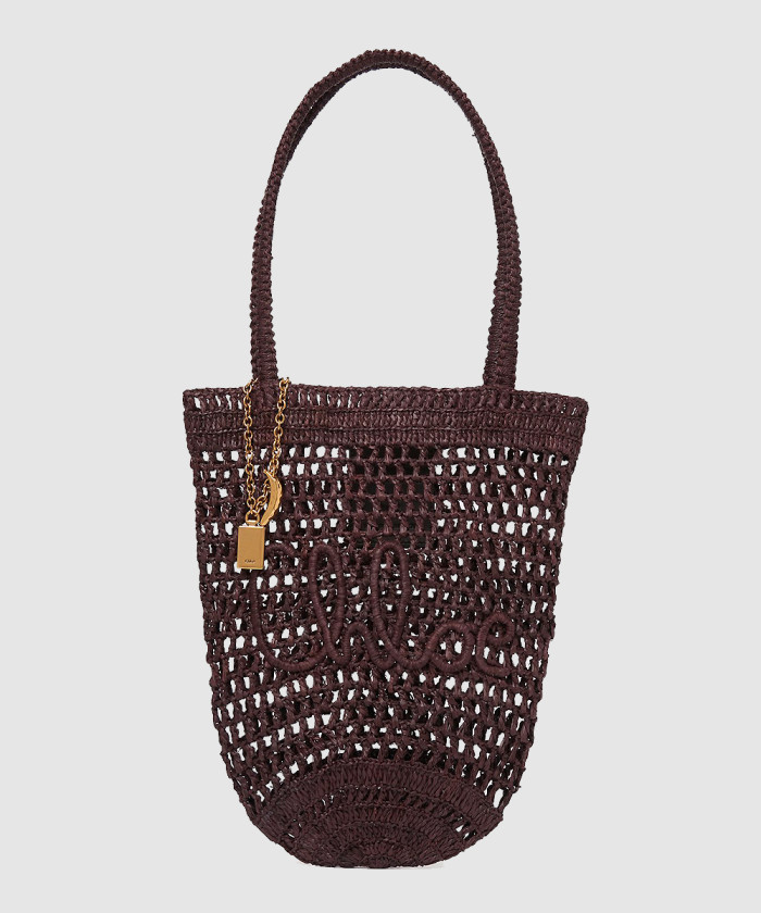 라피아 스몰 Summer Banana 토트백 AS903 【매장-130만원대】