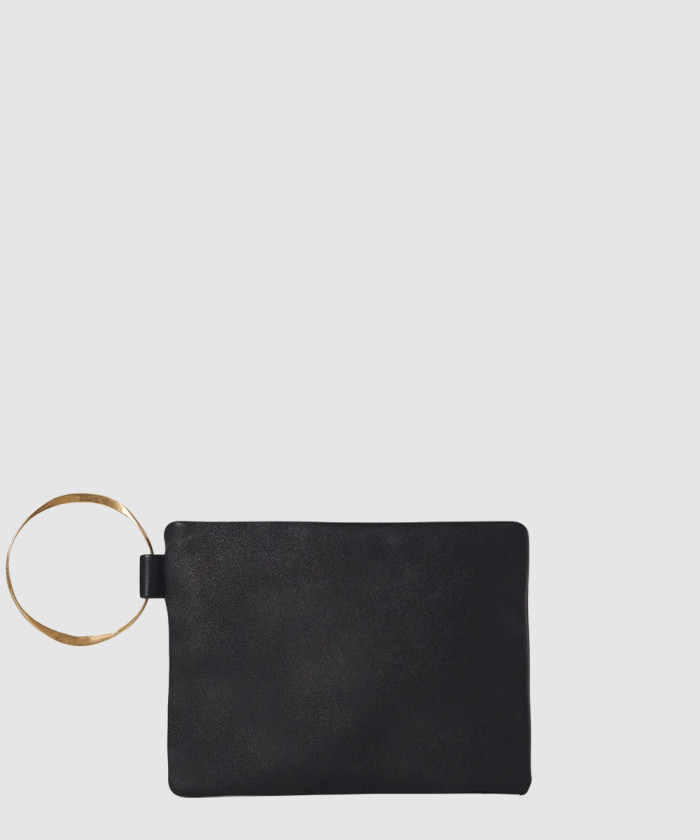 스퀘어 가죽 밴드 클러치 W1793L 【매장-190만원대】