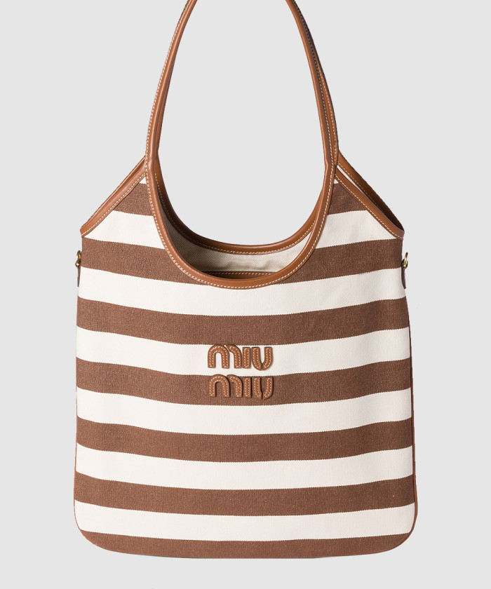 캔버스 및 가죽 아이비 백 5BG231 【매장-440만원대】