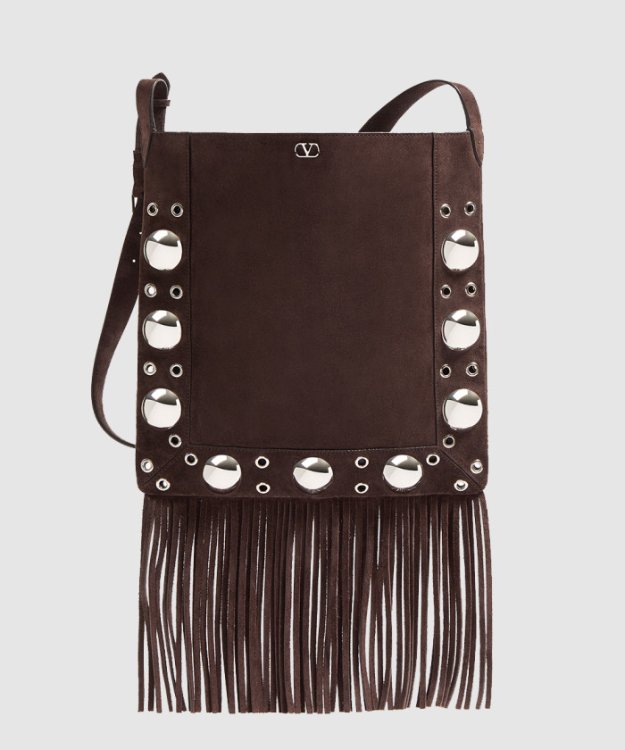 가라바니 넬코트 스웨이드 프린지 숄더백 【매장-340만원대】