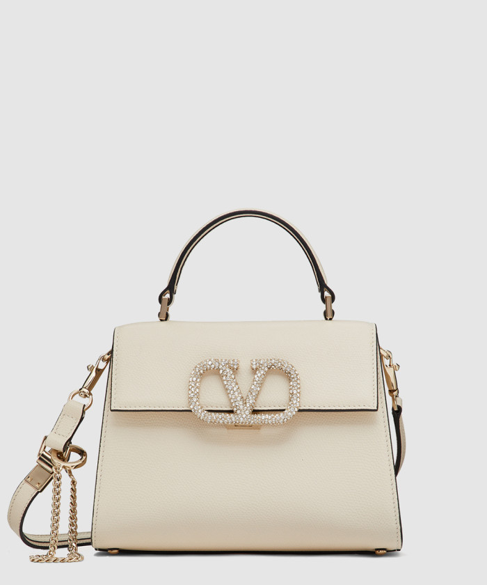 주얼 자수 스몰 브이슬링 핸드백 【매장-470만원대】