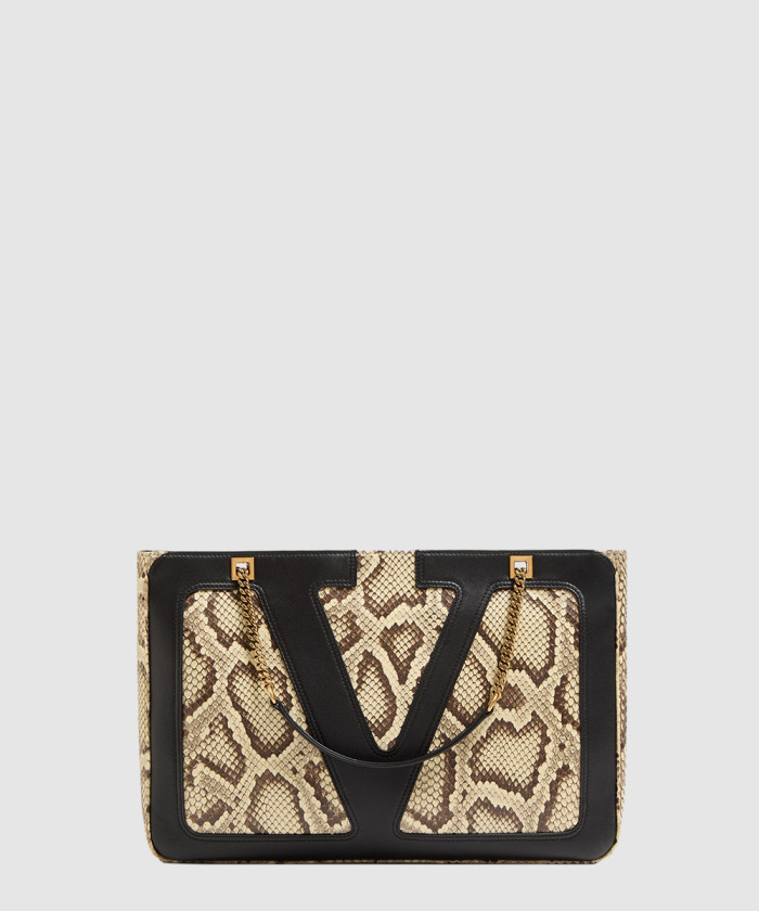 가라바니 비바 슈퍼스타 중형 파이썬 쇼핑백 【매장-470만원대】