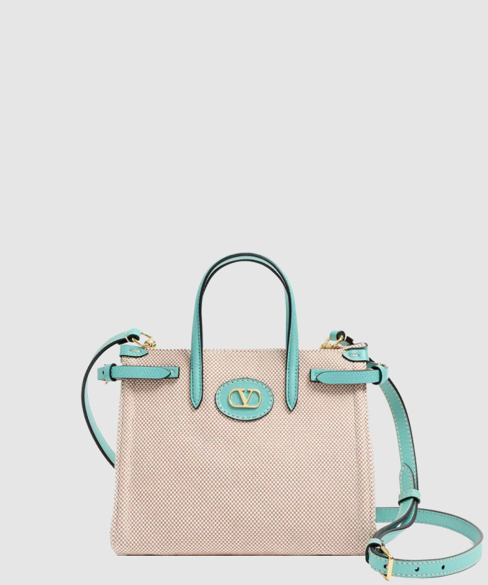 가라바니 앙티브 카룽 디테일 캔버스 스몰 쇼퍼백 【매장-210만원대】