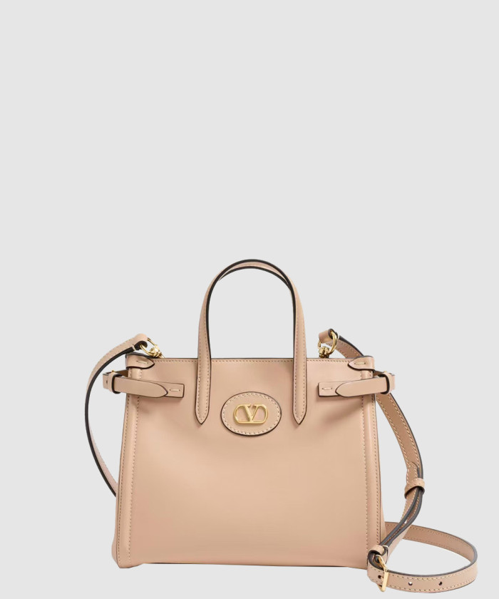 가라바니 앙티브 카룽 디테일 캔버스 스몰 쇼퍼백 【매장-210만원대】