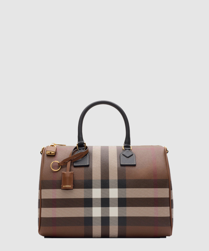 미디엄 체크 볼링백 81122251 【매장-230만원대】