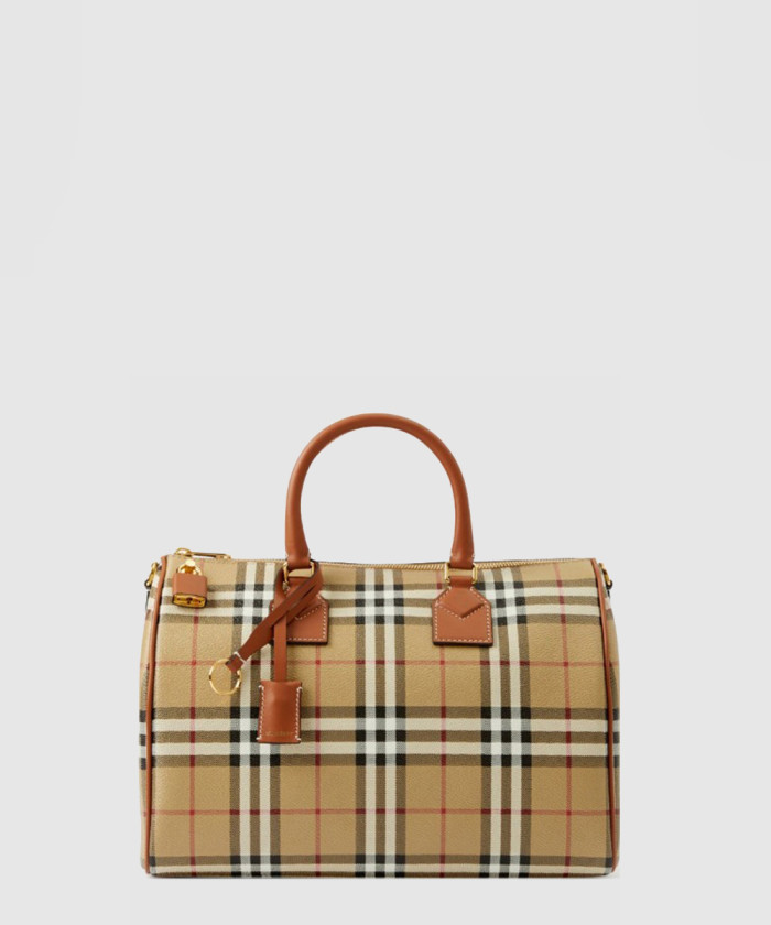 미디엄 체크 볼링백 80713551 【매장-230만원대】