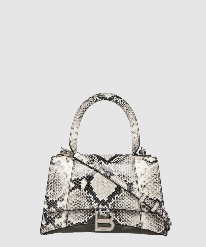 뱀피 엠보 가죽 모래시계 클러치 564796 【매장-490만원대】