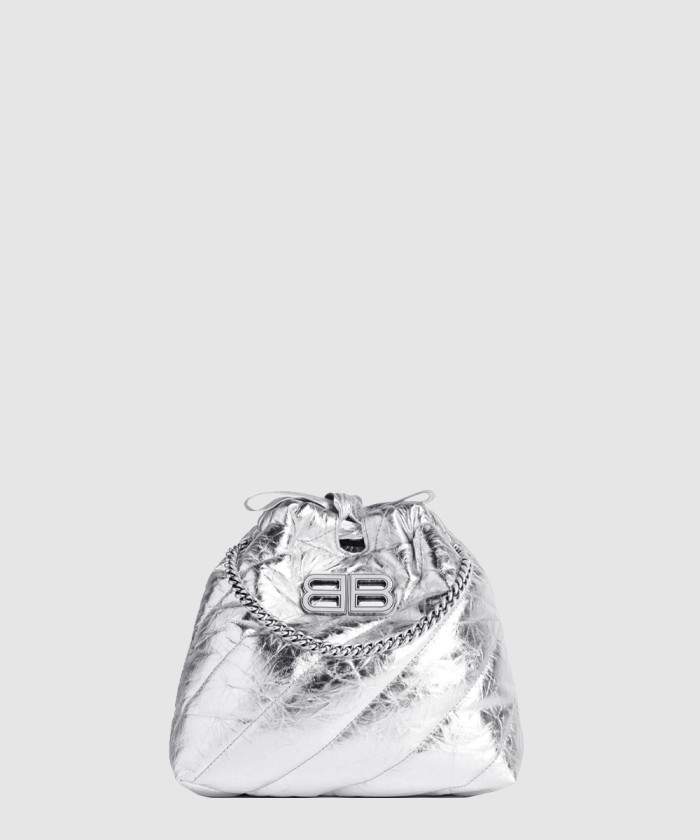 크러쉬 XS 메탈라이즈드 퀼티드 토트백 781796 【매장-440만원대】