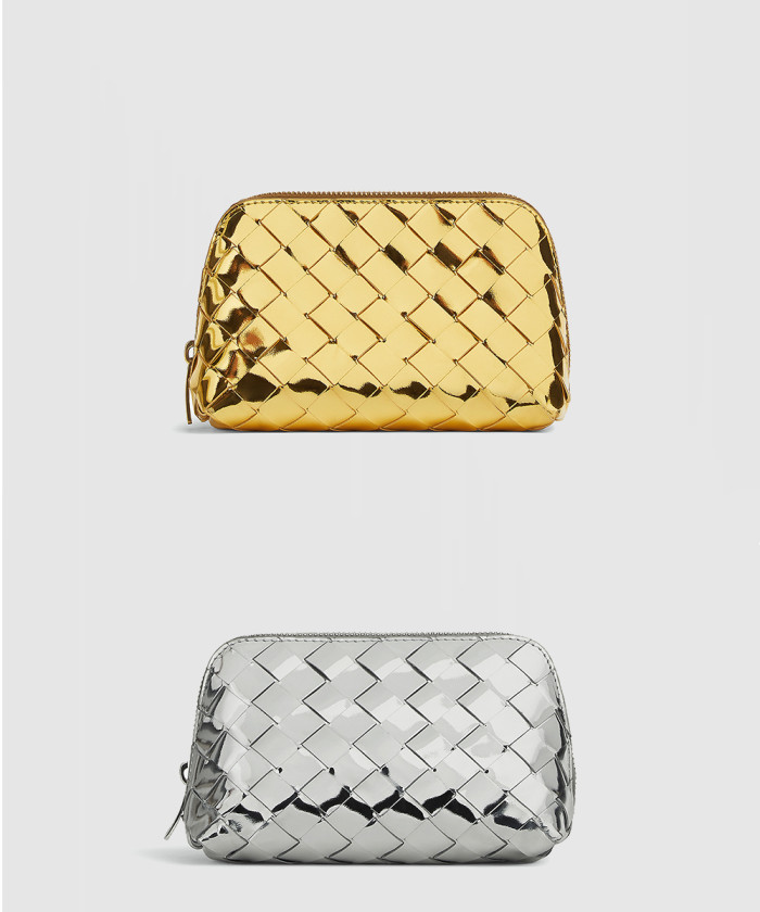 스몰 인트레치아토 반달 뷰티 파우치 764044 【매장-250만원대】