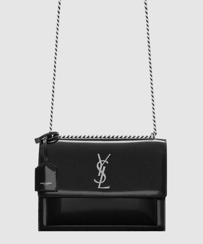 브러쉬드 가죽 소재의 sunset 미디엄 백 422906 【매장-410만원대】