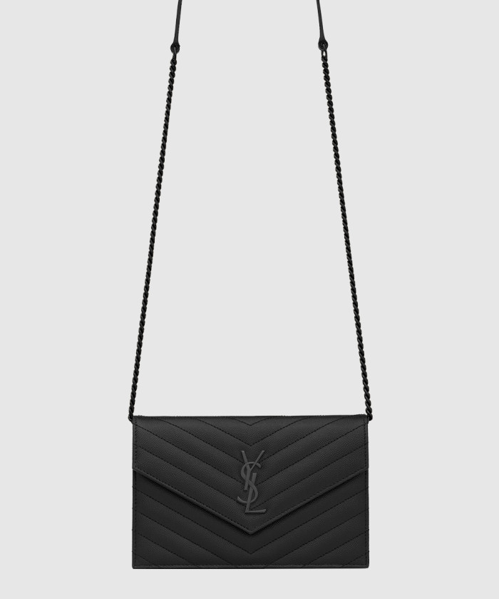 그랑 드 뿌드르 가죽 소재 cassandre 엔벨로프 체인 지갑 742920 【매장-170만원대】