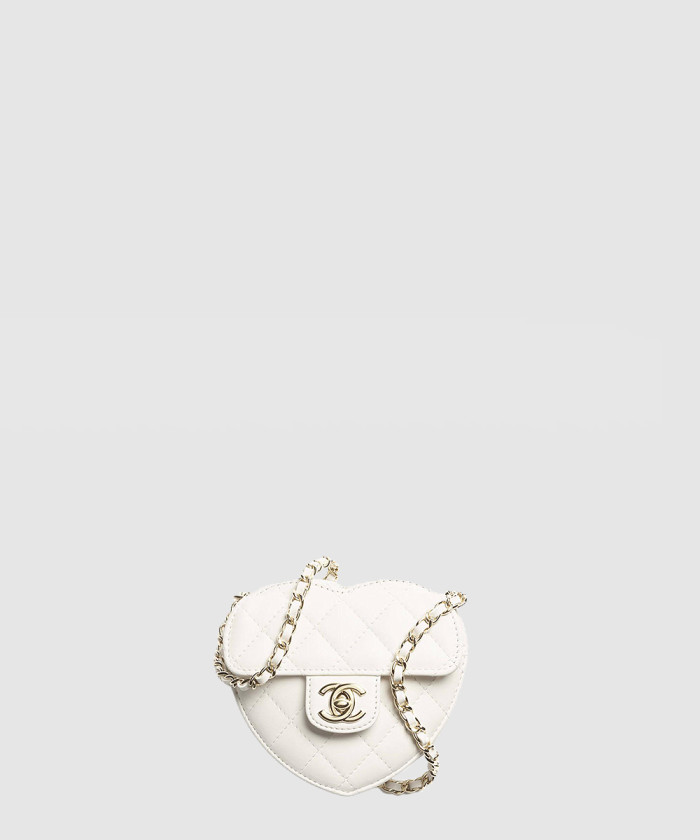 핸들 장식의 하트 클러치 AP2784 【매장-600만원대】