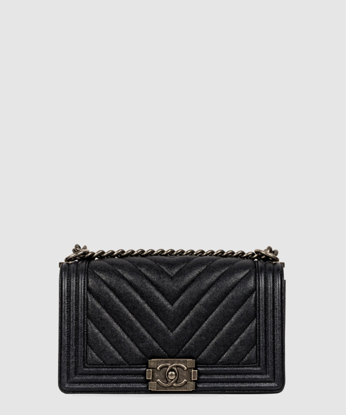 쉐브론 보이백 캐비어 미듐 A67086 【매장-1100만원대】